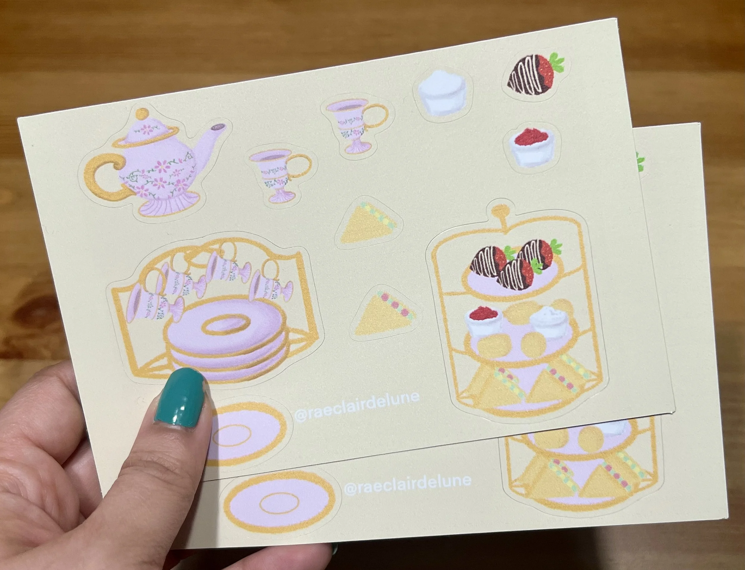 Tea Party Sticker Sheet