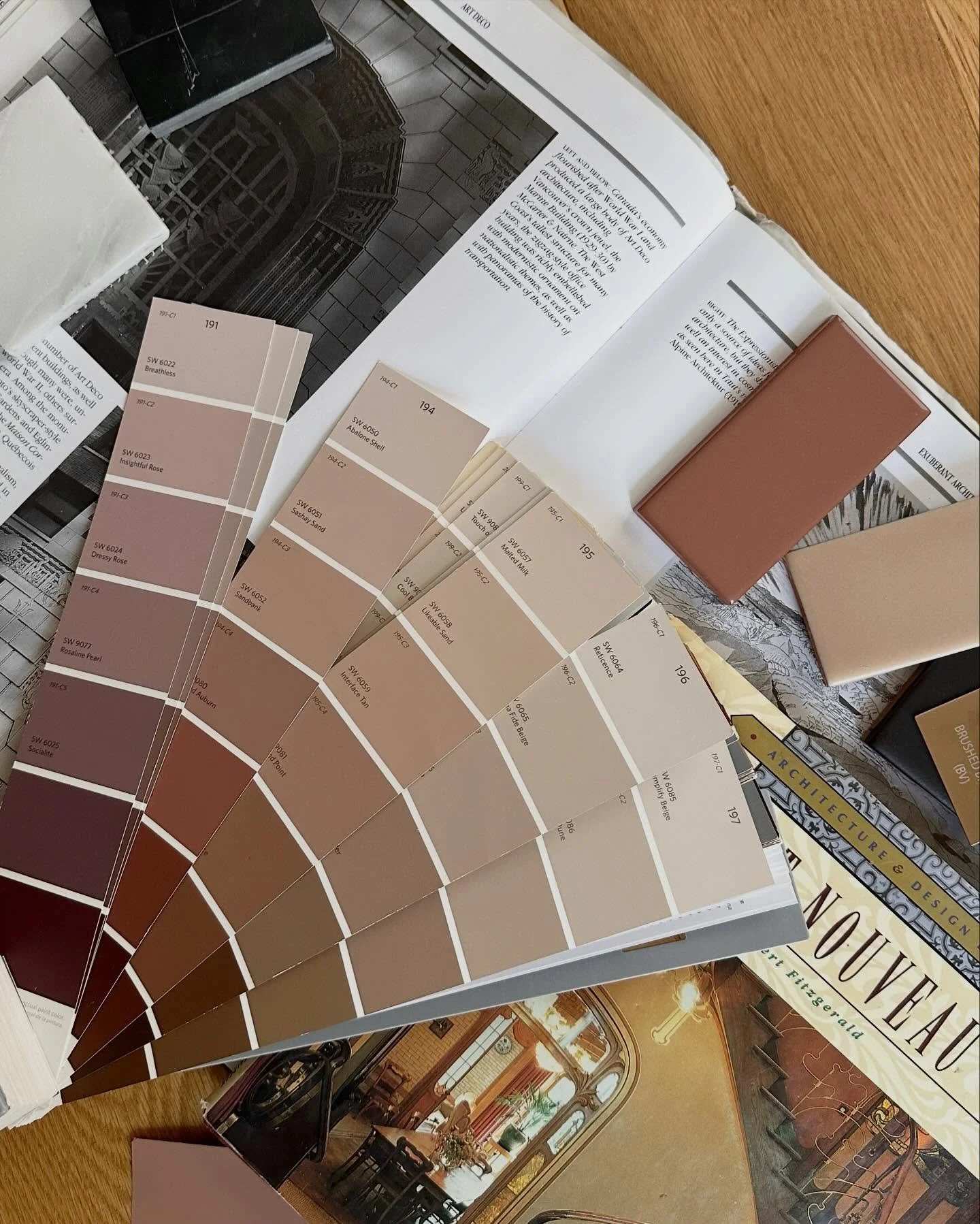 Introducing&hellip;my Deco Daydream project! It&rsquo;s a bathroom remodel here in 🔒❤️

The house was built in the 1920s in the craftsman style. 

My client daydreams in mauve and reminisces about the Italian villas she visited that one summer. 

Ok