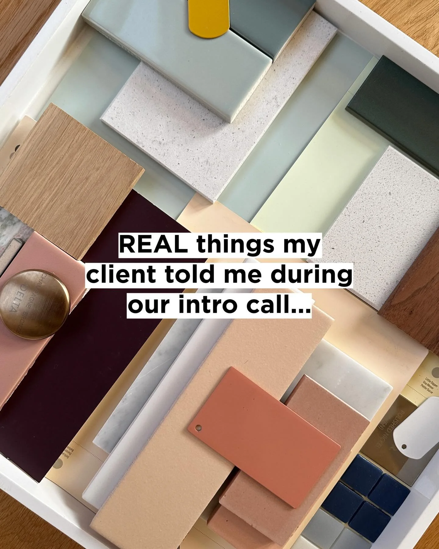 Seeing my clients go from bummed to pumped about their remodel is the best thing ever✨

Reach out if you&rsquo;re:
-having a hard time getting started 
-lack confidence with selections 
-stumped on how to balance your taste &amp; your partner&rsquo;s