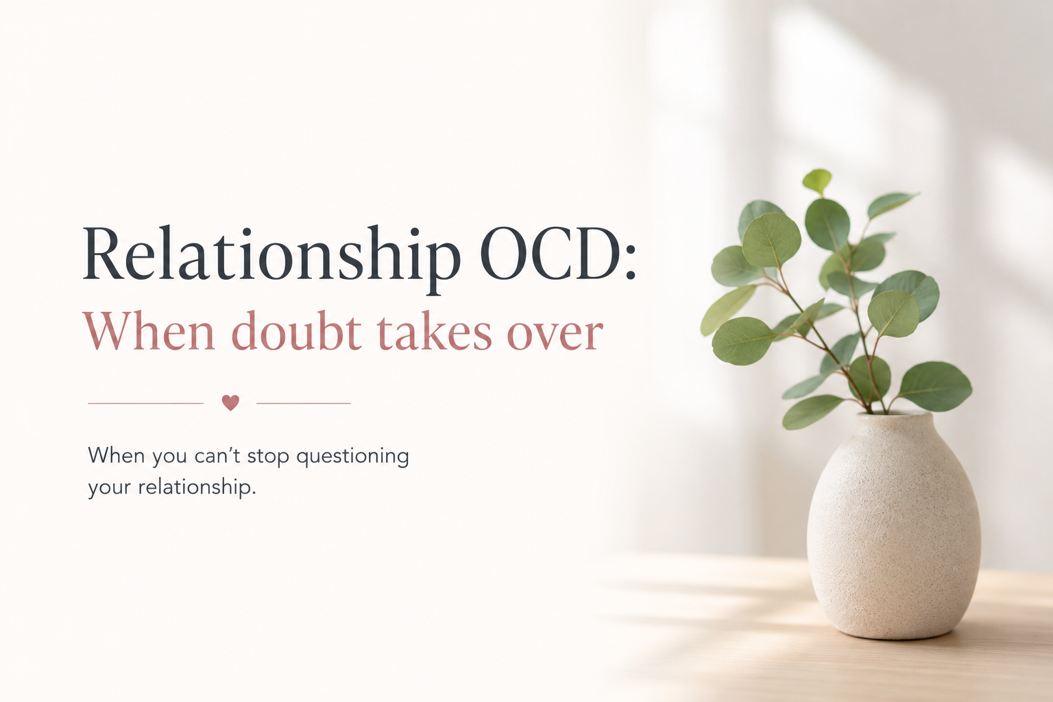 Relationship OCD: When Doubt Takes Over
