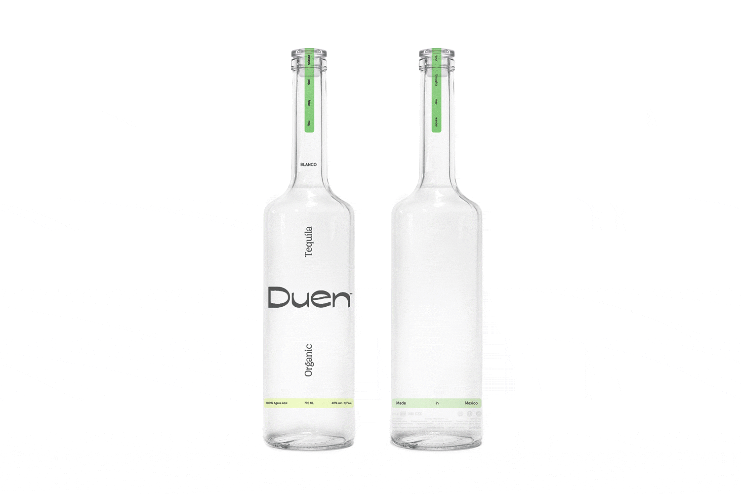 DUEN ORGANIC TEQUILA BRAND, IDENTITY  ↳
