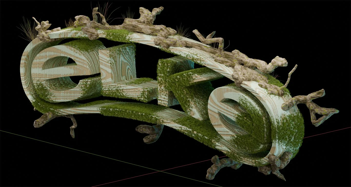 elke logo animation sculpture process