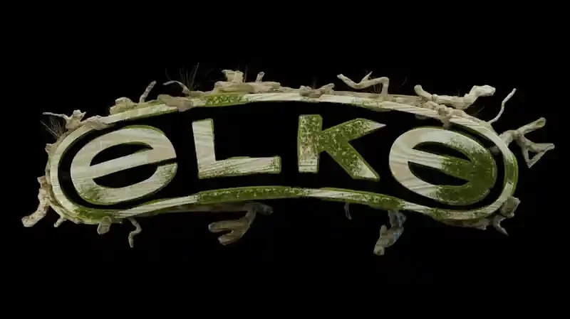 elke logo animation sculpture