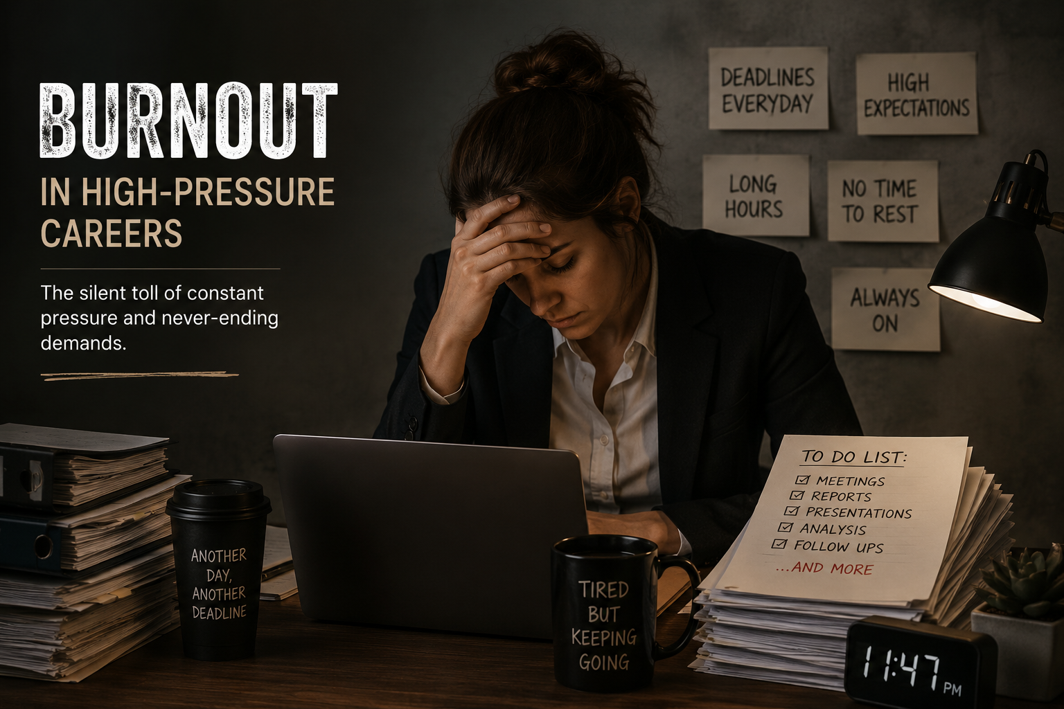When Survival Mode Becomes Your Normal: Burnout in High-Pressure Careers