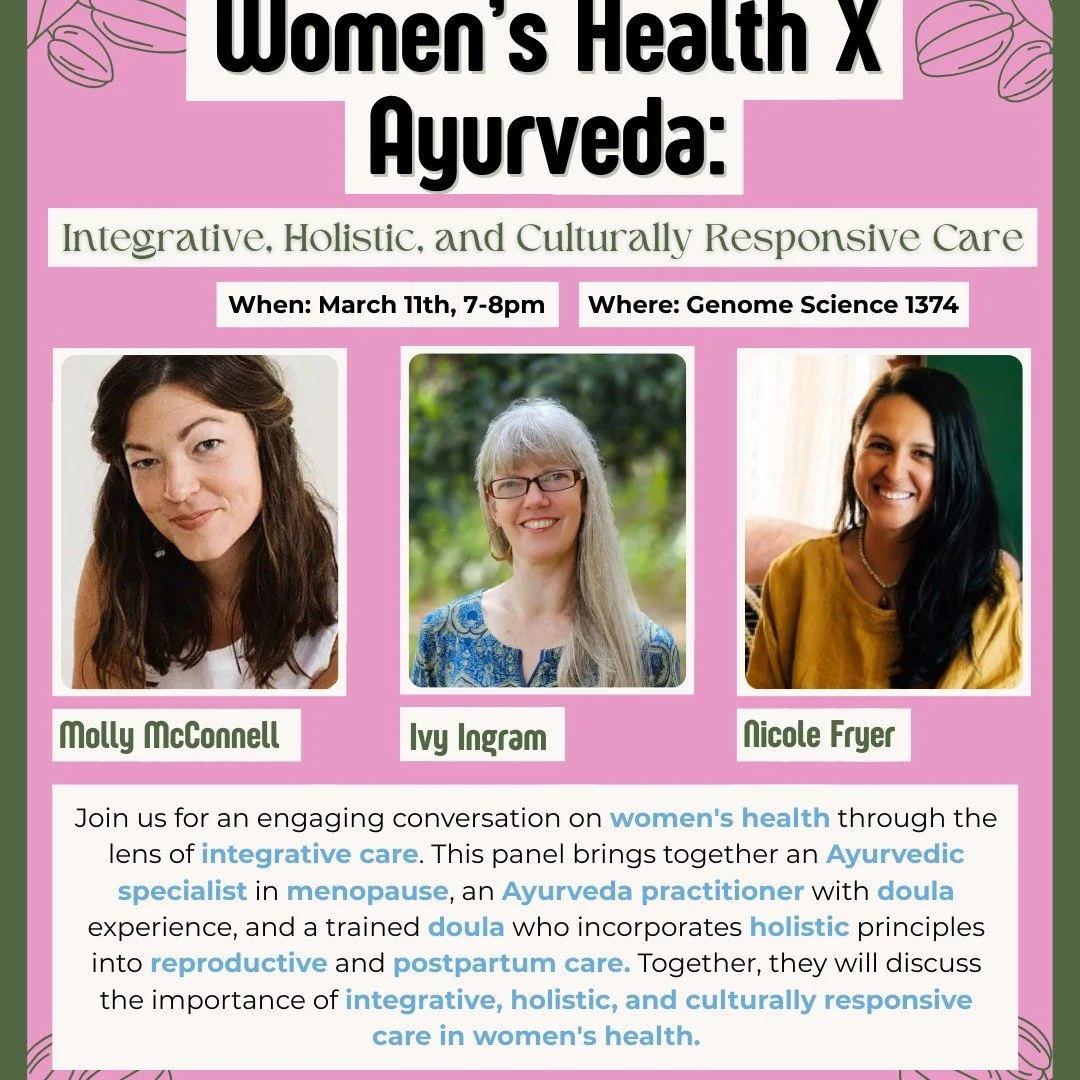 Triangle Friends, join us for this discussion on women's health through the lens of ayurveda! 

https://heellife.unc.edu/event/12303872