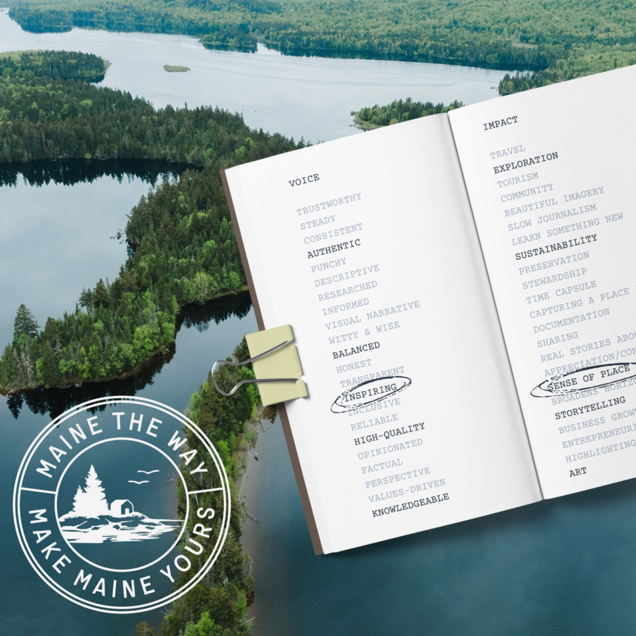 Brand Development for Maine Travel Magazine