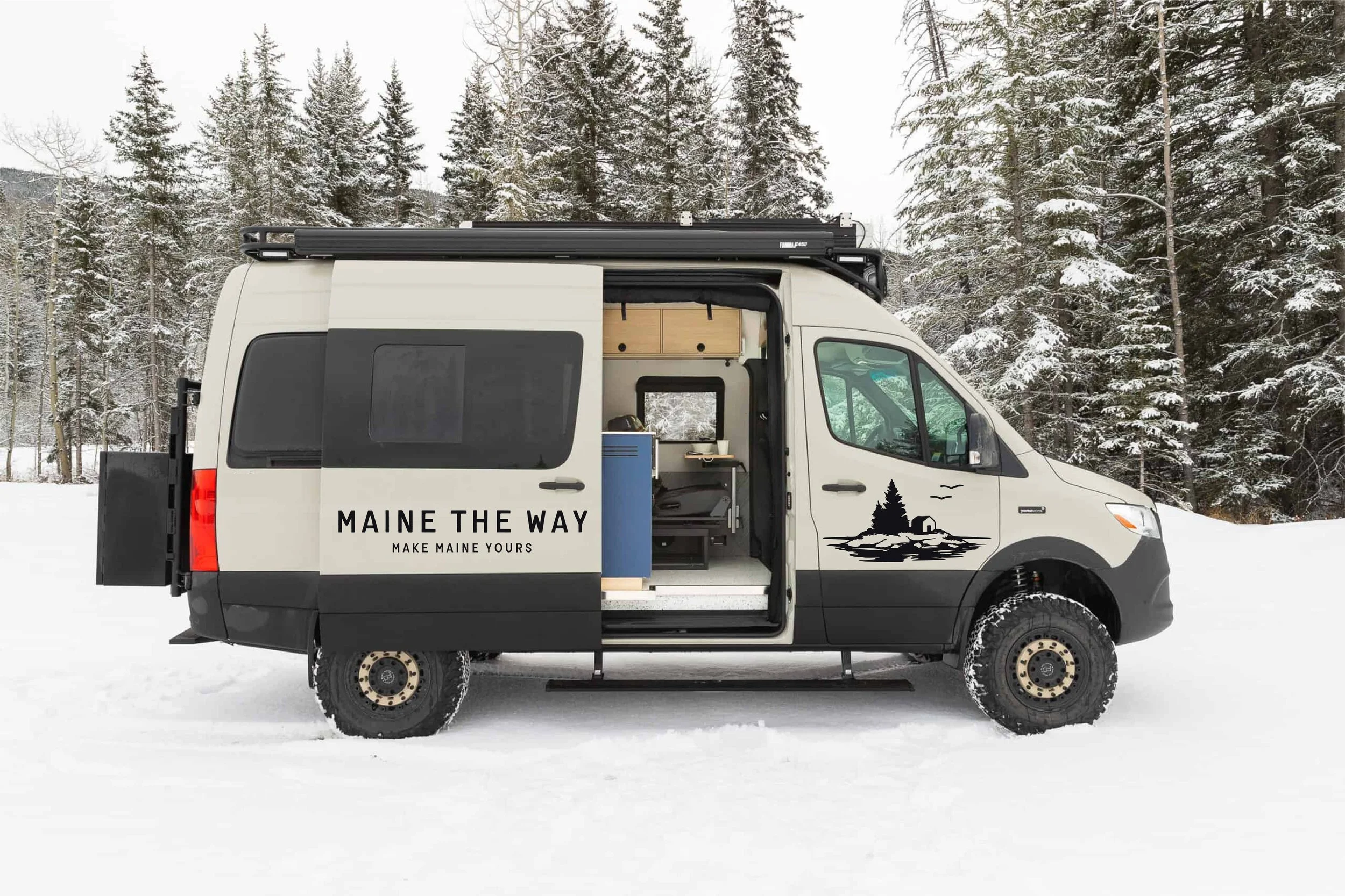 Van Decal Mockup for Client