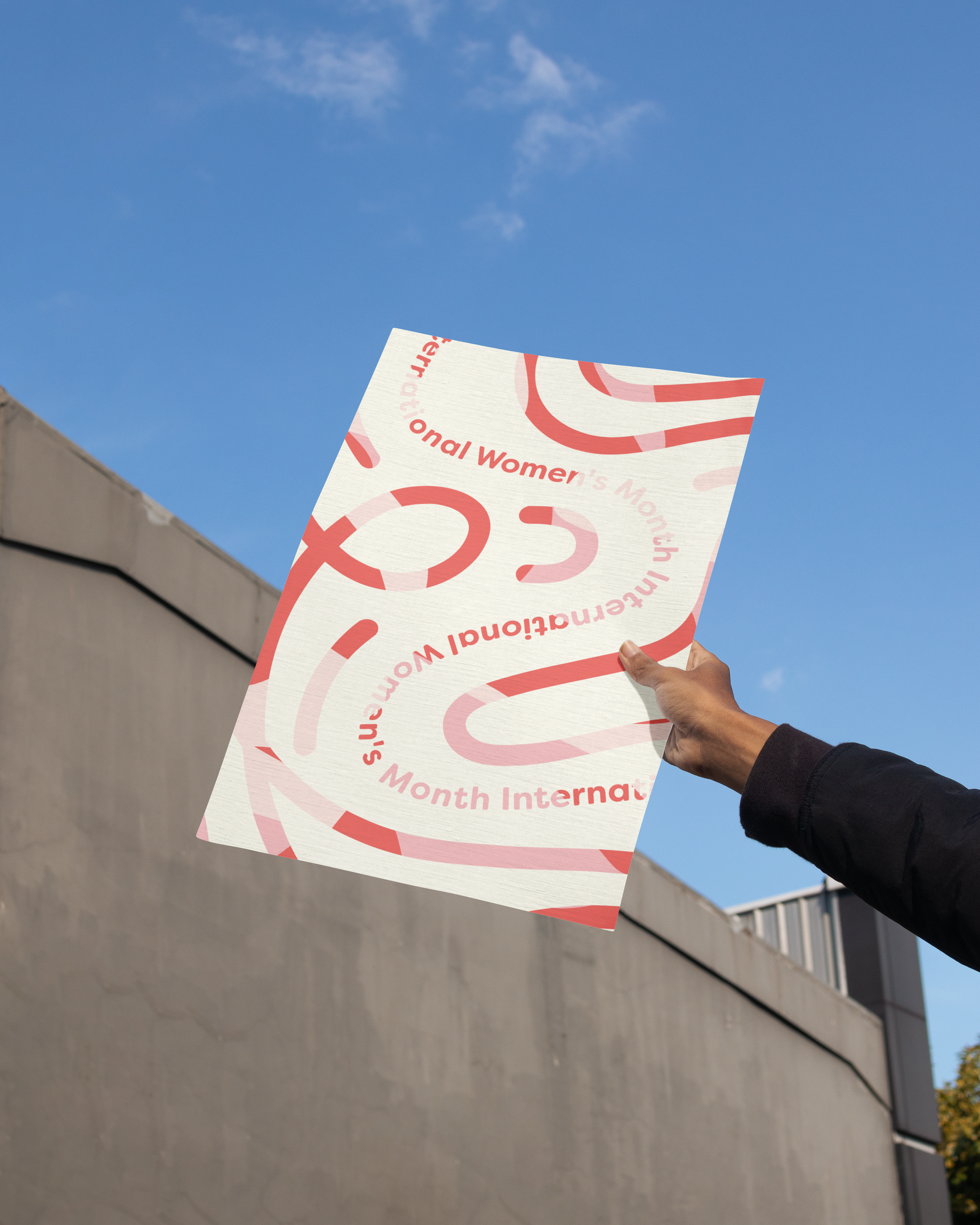 Holiday Poster Design for Local Clothing Boutique