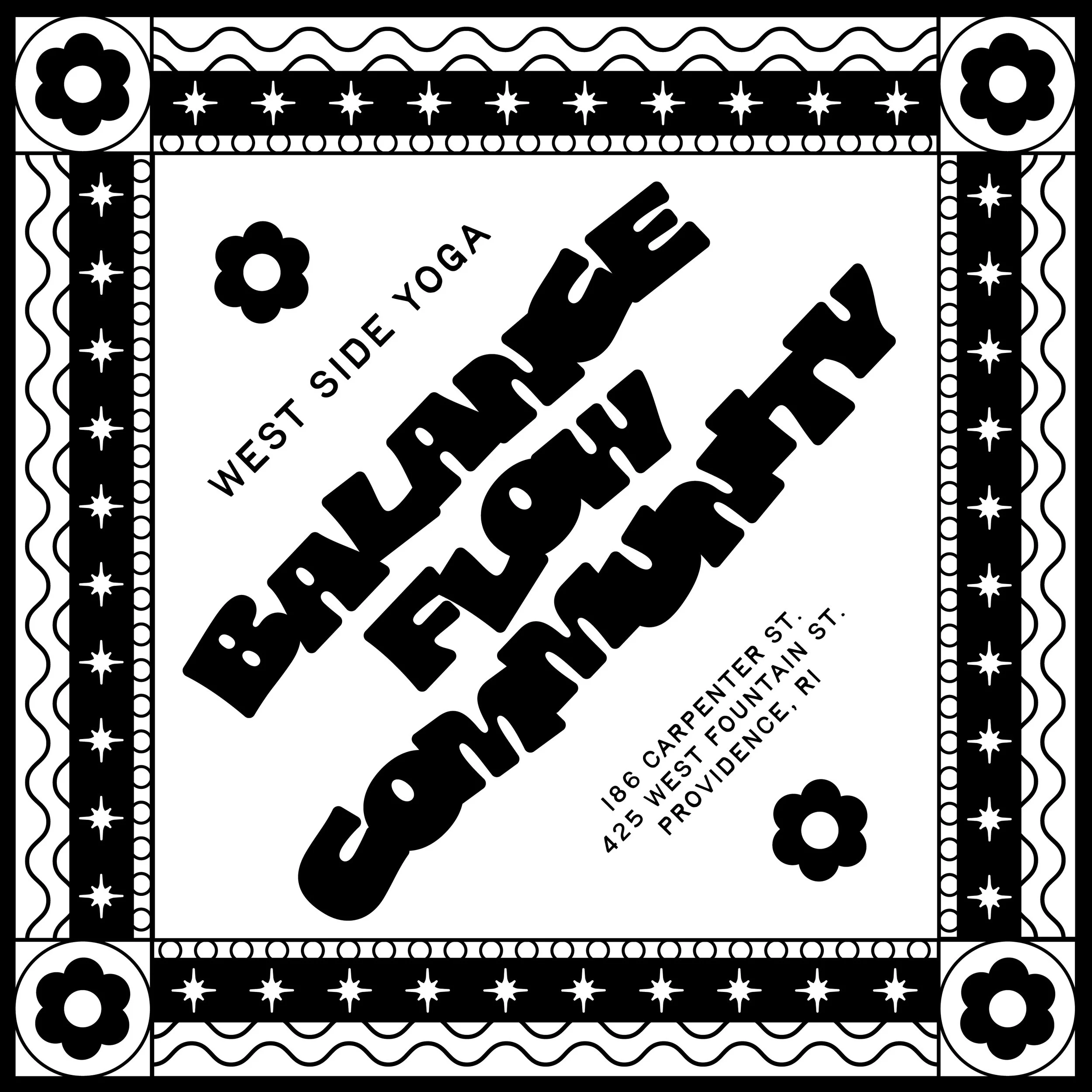 Bandana Design for Rhode Island Yoga Studio