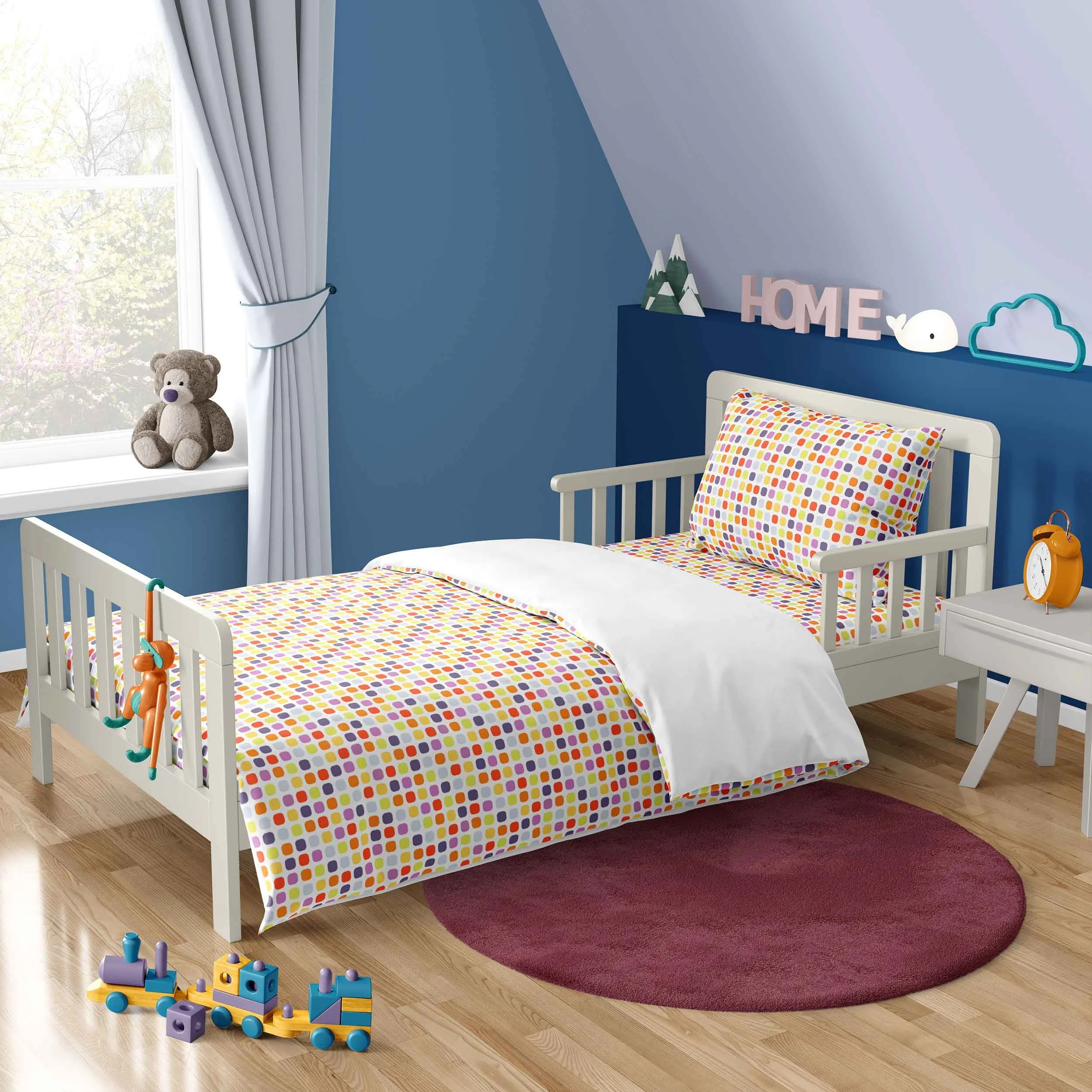 My rainbow bedding