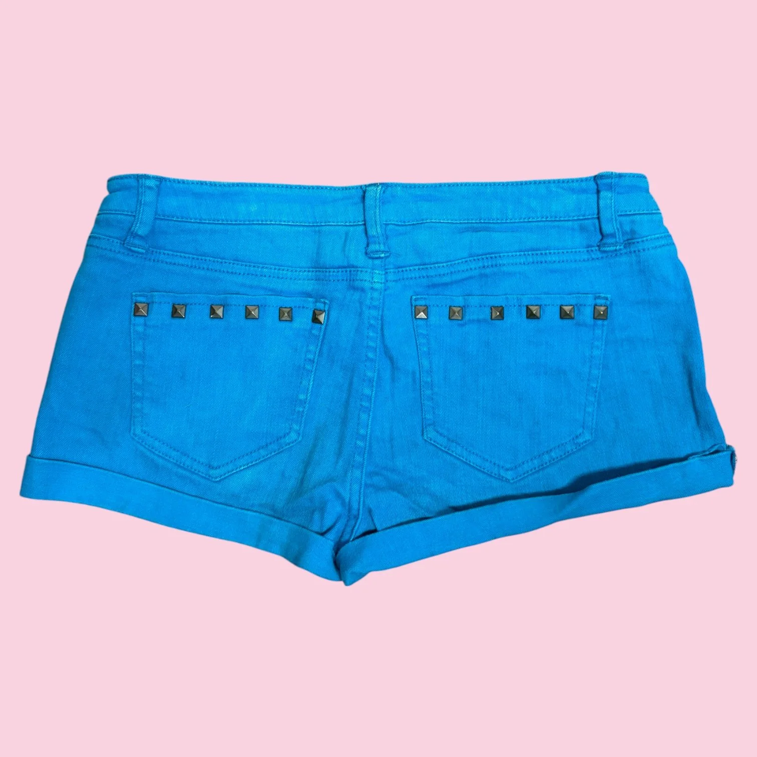 f21bluestuddedshorts3.JPG