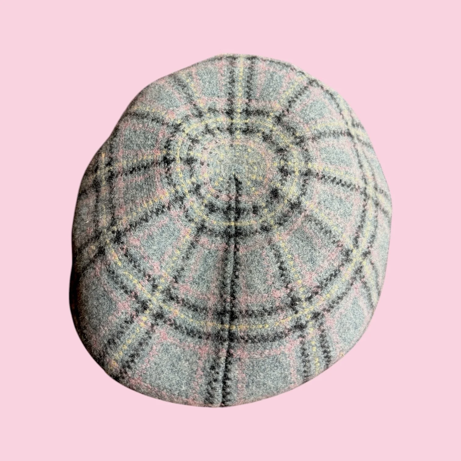 viviennewestwoodgreyplaidslouchhat3.JPG