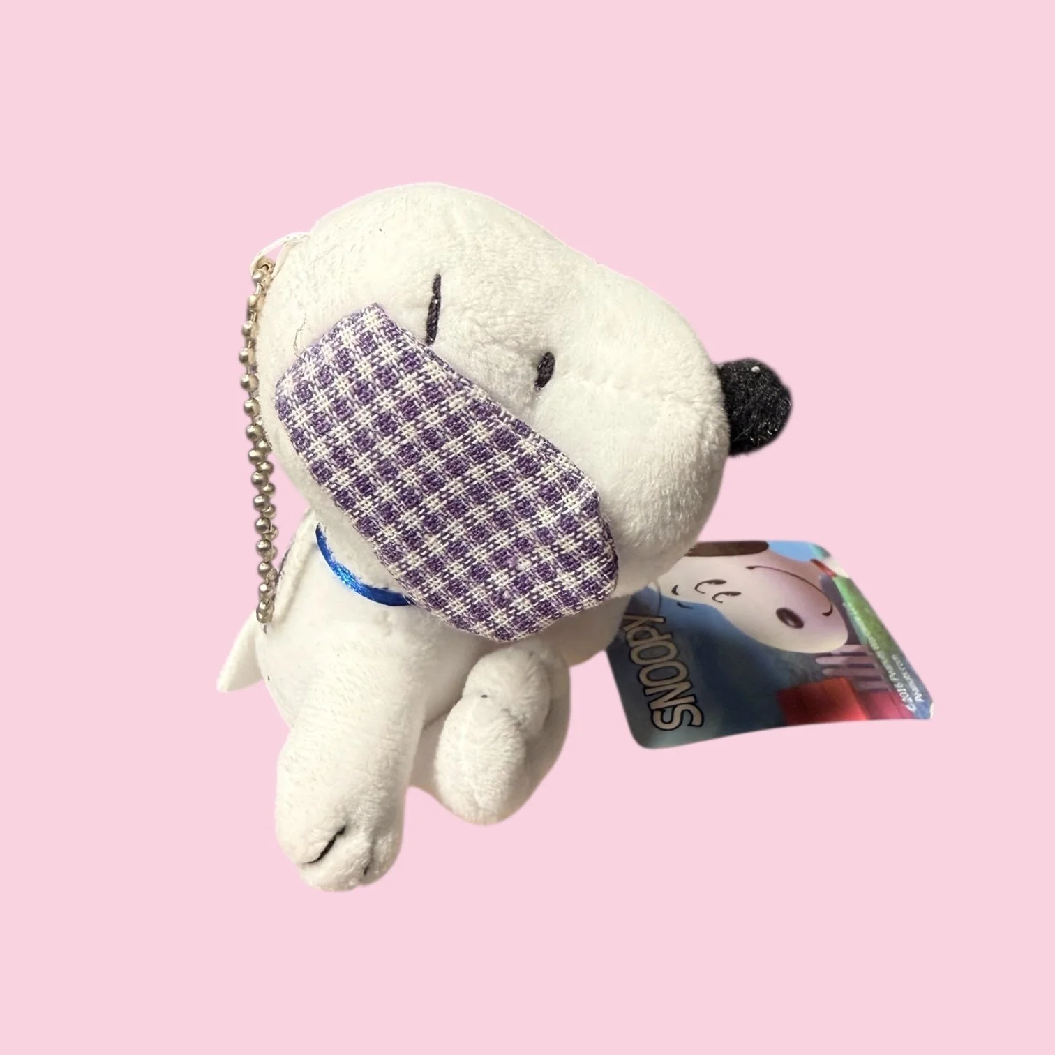 snoopyginghamplushkeychain2.JPEG