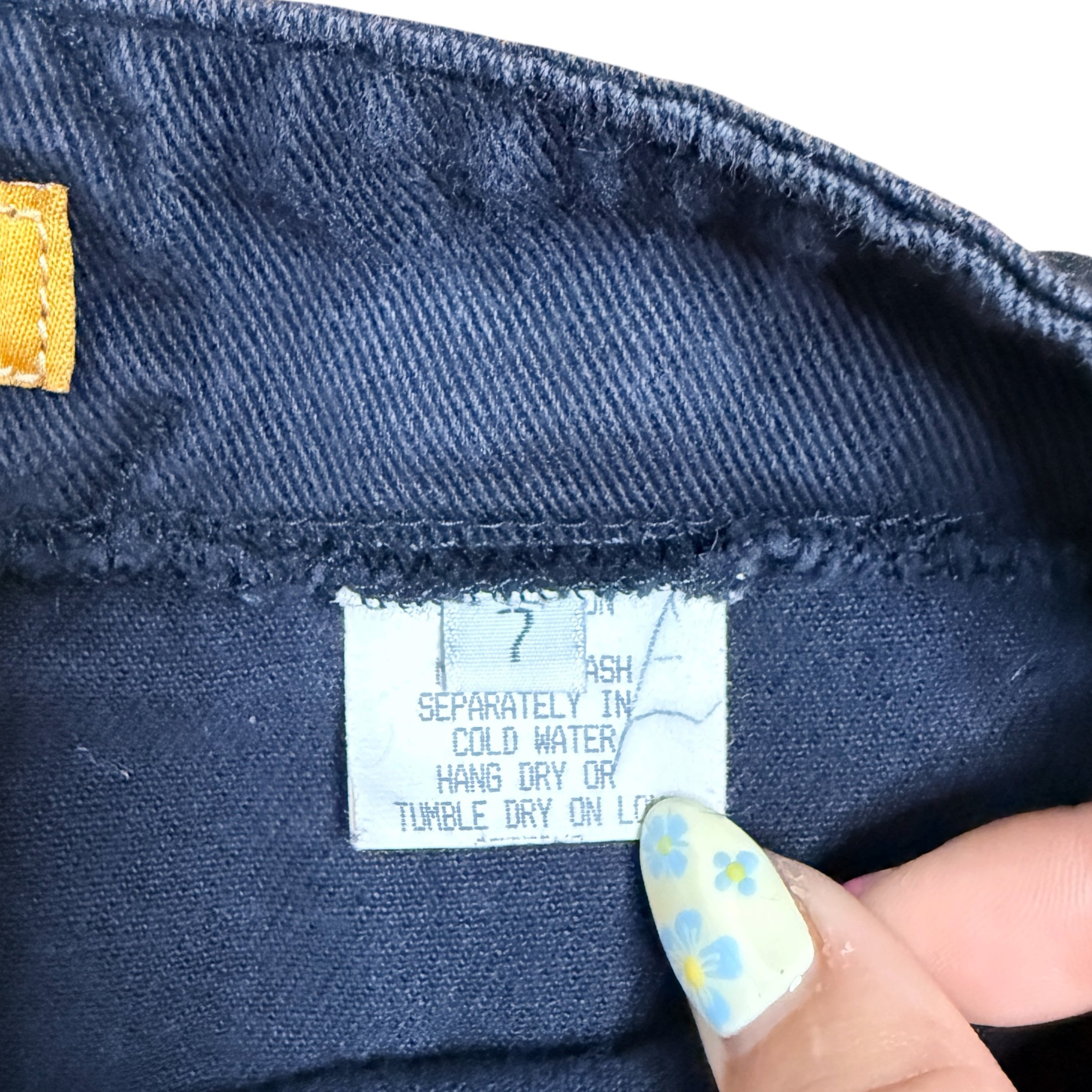 parisbluesblackdenimminiskirt6.JPG