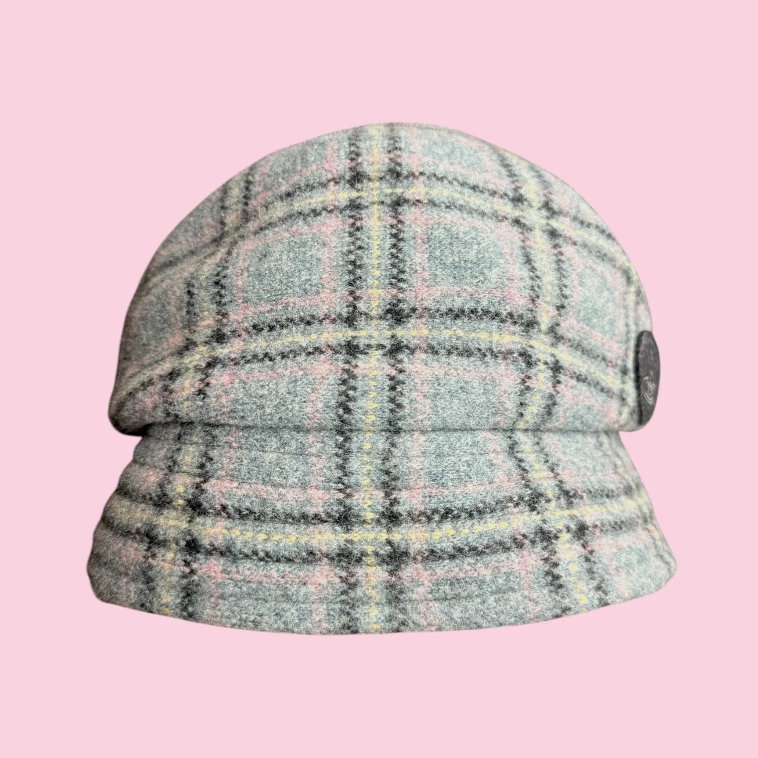 viviennewestwoodgreyplaidslouchhat2.JPG