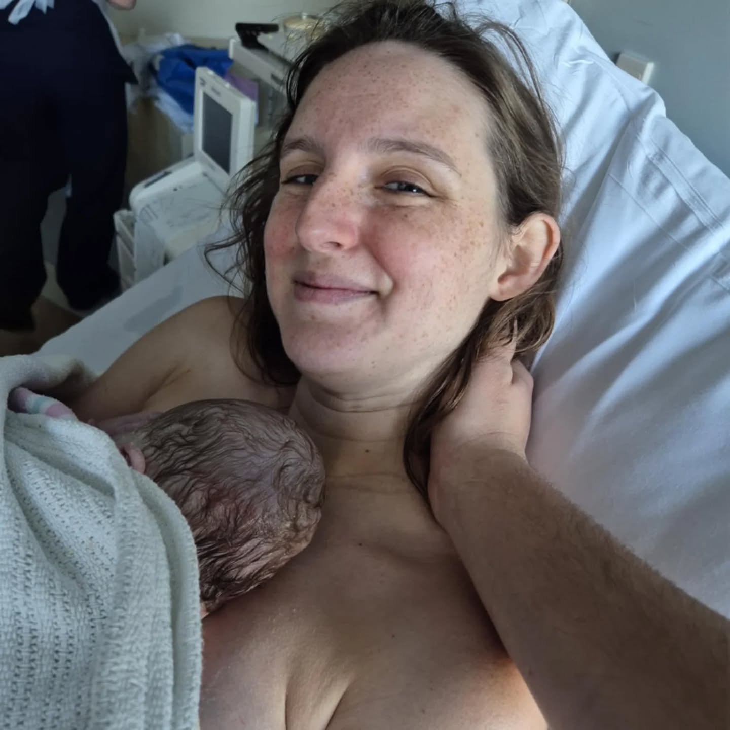 There's a reason we've been so quiet!

Born last Monday the 23rd of June.

Alyssa did the whole thing without any pain assistance! She is an amazing woman and I'm so proud to call her my wife and now mum to our son!

Our little boy came 2 weeks early