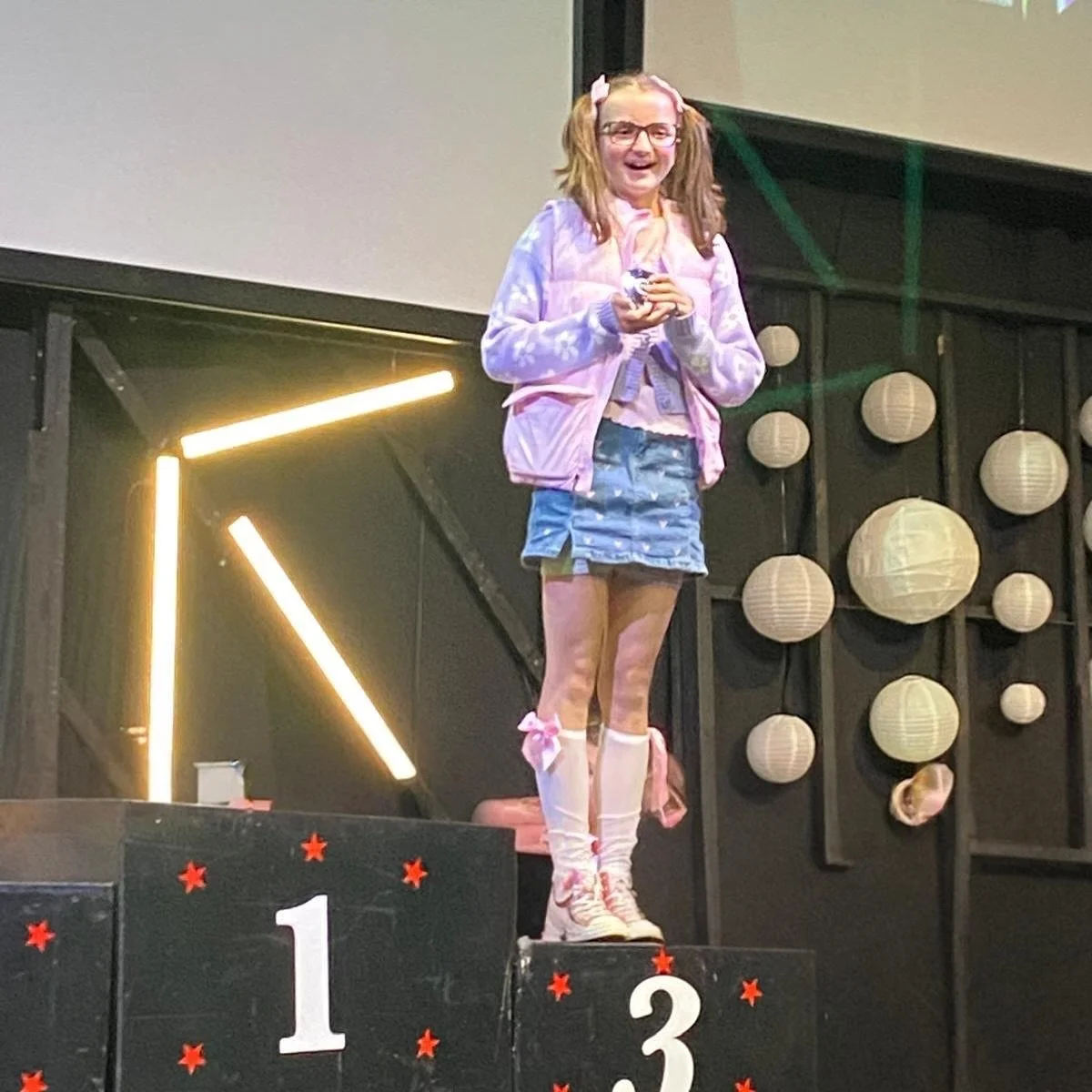 🌟 Huge congratulations to our amazing student Louise (age 12) for winning 3rd place in the Curtain Up competition! 🎤✨

Your talent, hard work, and confidence on stage truly shone through - we couldn&rsquo;t be prouder. This is only the beginning of