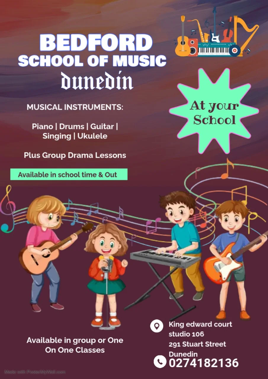 Music Madness In-school Music &amp; Drama Classes    (Dunedin)
