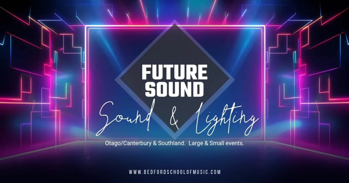Future Sound - Sound &amp; Lighting for small to medium sized events (Otago/Canterbury/Southland)