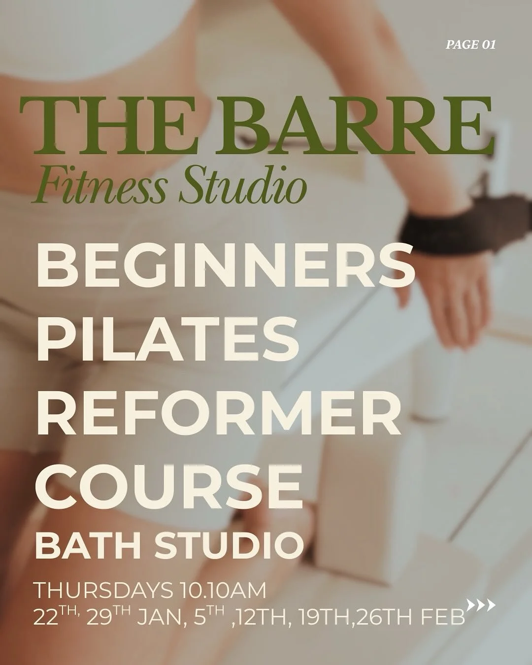 ✨✨BEGGINERS PILATES REFORMER BATH for JAN✨✨
If you&rsquo;ve been curious about reformer but never known where to start, this is your moment. Our Beginners Reformer course at Bath Barre Studio is slow, guided and beautifully paced &mdash; small groups