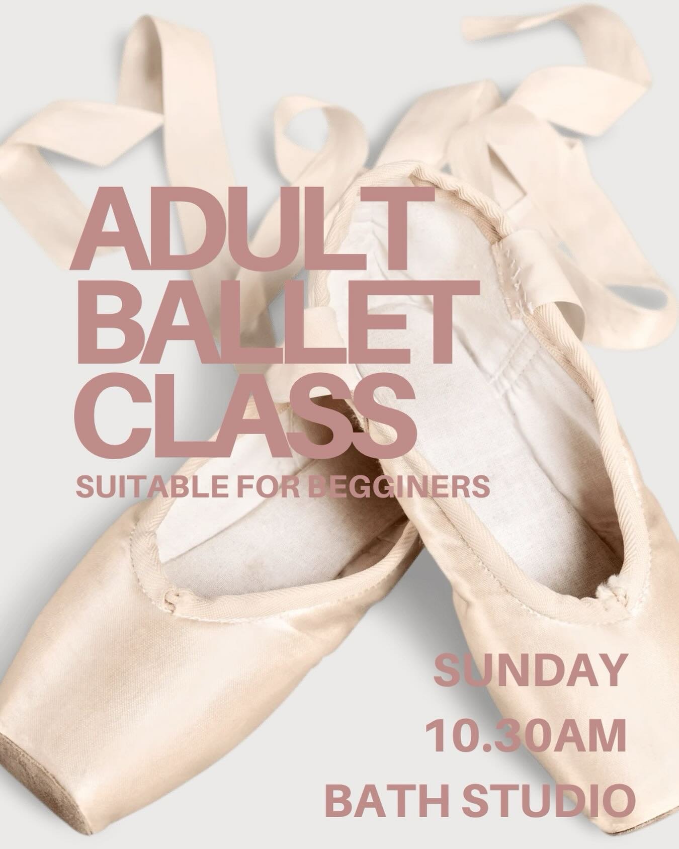 Your Sunday ballet ritual.🩰

Our Adult Ballet class is now a permanent fixture on the timetable.

Join the wonderful @josie.hollin every Sunday at 10.30am in Bath for an elegant hour of movement, technique and grace. Whether you're returning to ball