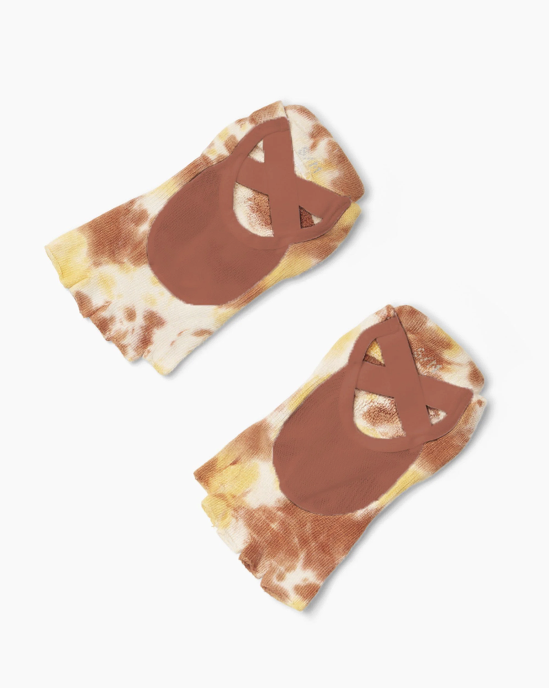 Pointe Studio Jamie Toeless Grip Sock- BROWN SPICE