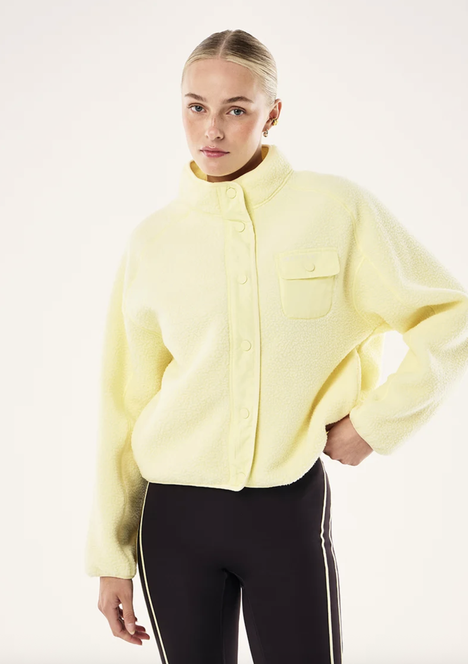 P.E Nation Takeover Jacket- Soft Yellow