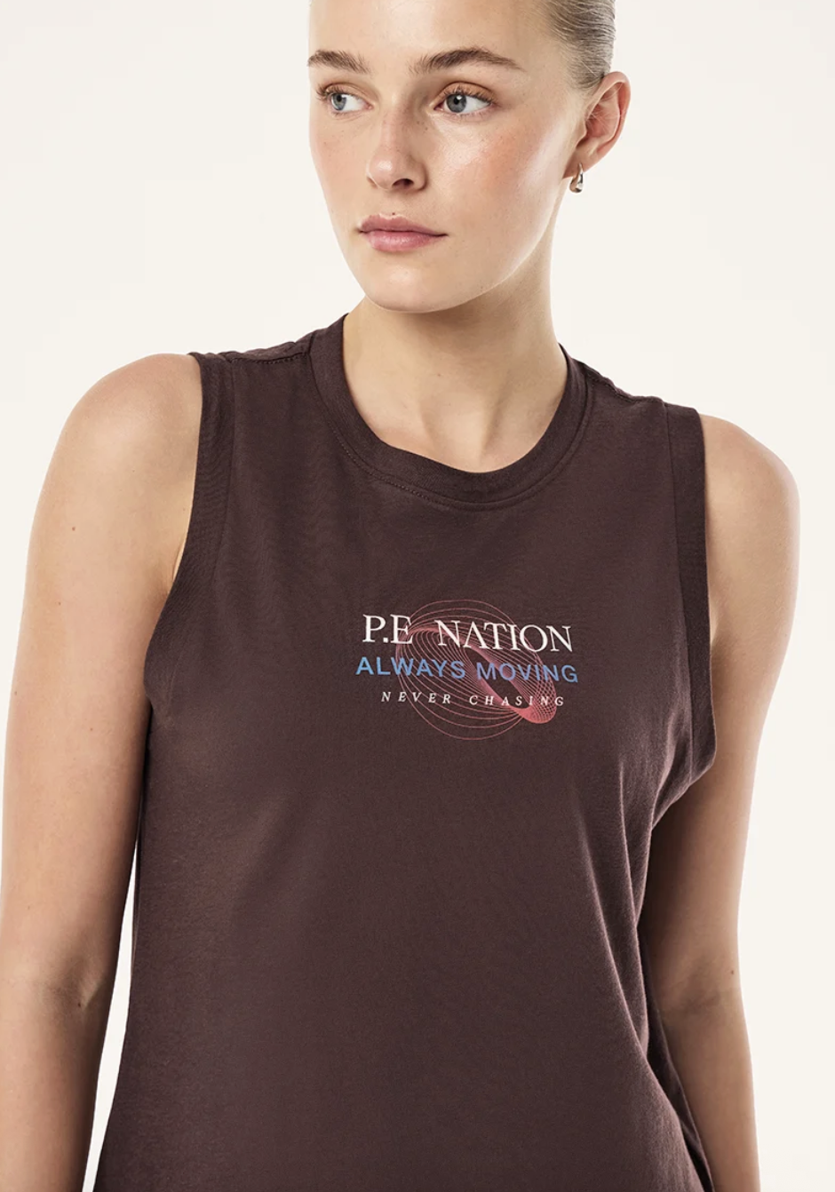 P.E Nation Snap Tank- Dark Plum