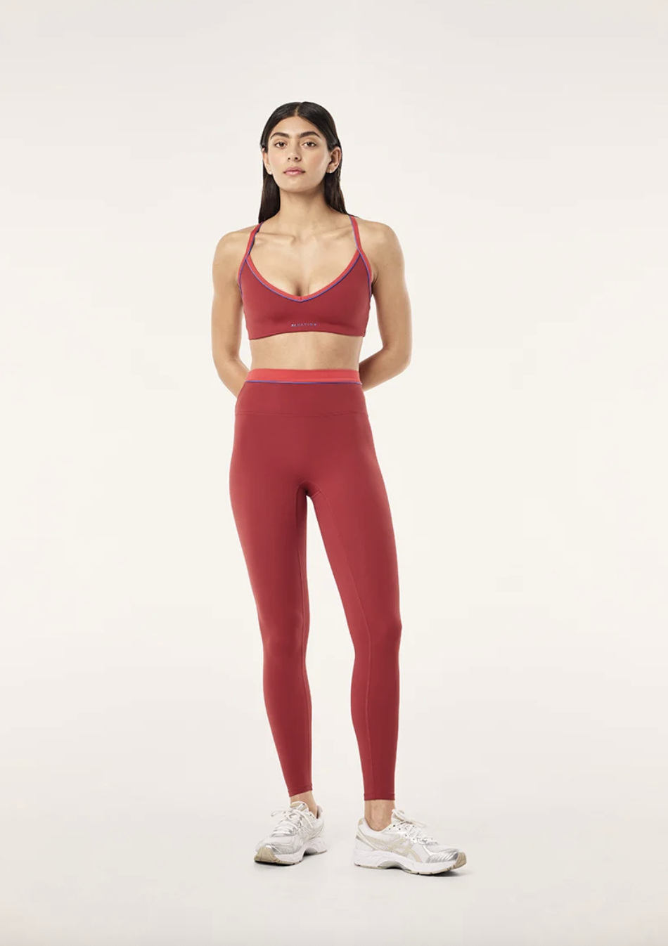 P.E Nation Reflect Full Length Legging- Cherry & Strawberry