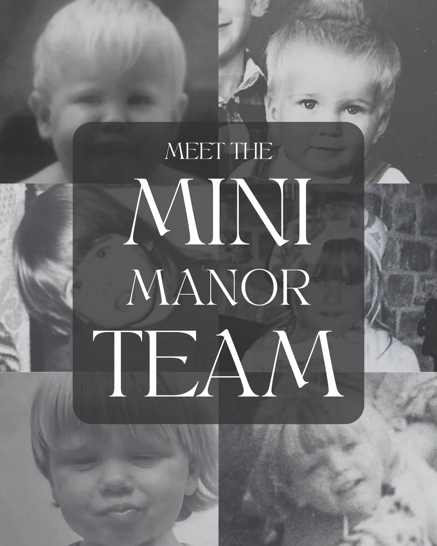 Meet the mini Manor team 👶🏼 

Swipe to see where it all started, one tiny step at a time&hellip; 

#manoroxford #meettheteam #throwback #babypics #minime