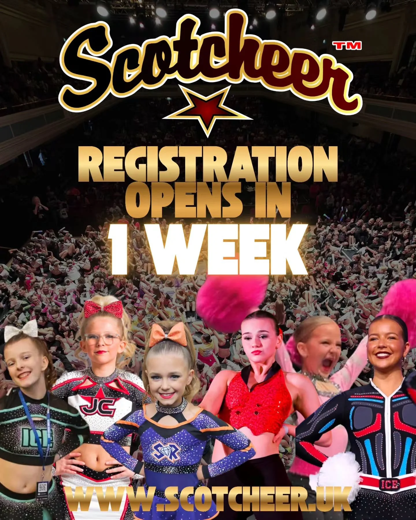This is your one week countdown!!! 🎊🎊🎊

We cant wait to get started on 2027 ⭐️

All 4 events will be live on RegChamp at 9am on the 1st of September 📅📅