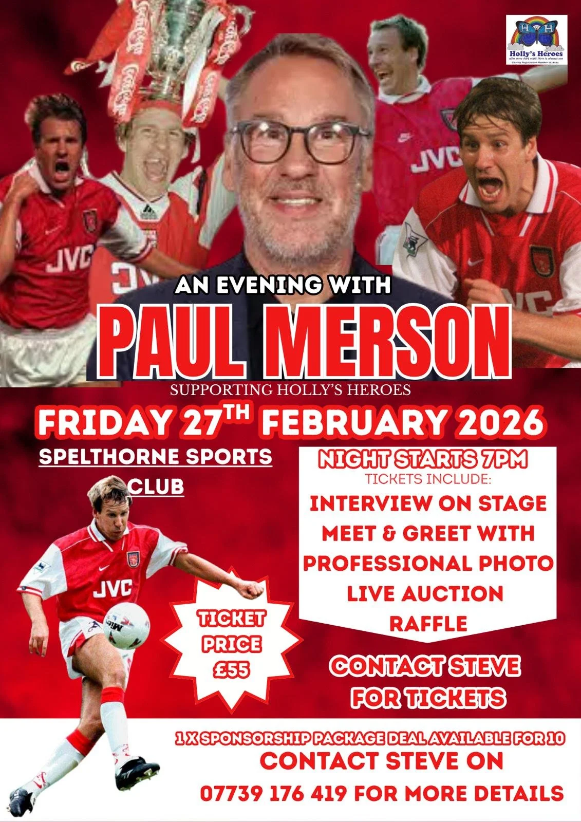 LAST TICKETS: Paul Merson this Friday