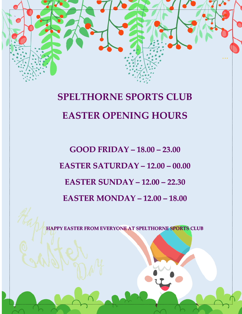 Easter Opening Hours 🐰
