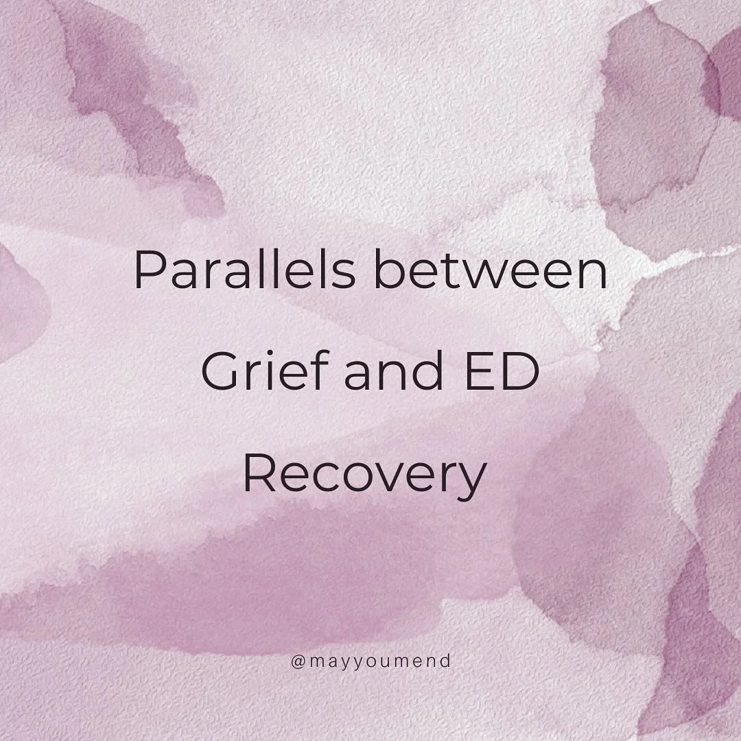 Parallels between #grief and #edrecovery. My personal perspective, 

#recovery #hope #selfcare #lifelessons #acceptance #gratitude #loss #bereavement #thereishipe #healing #recoverycoach #lifeanddeath