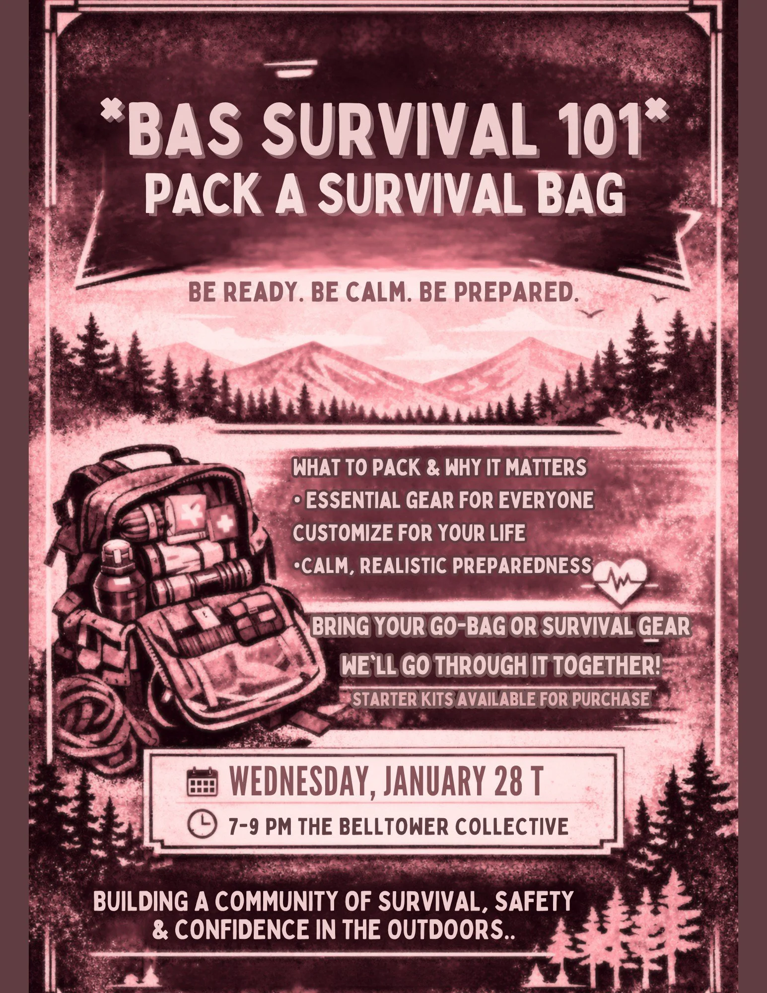 BAS SURVIVAL 101: Pack a Survival Bag