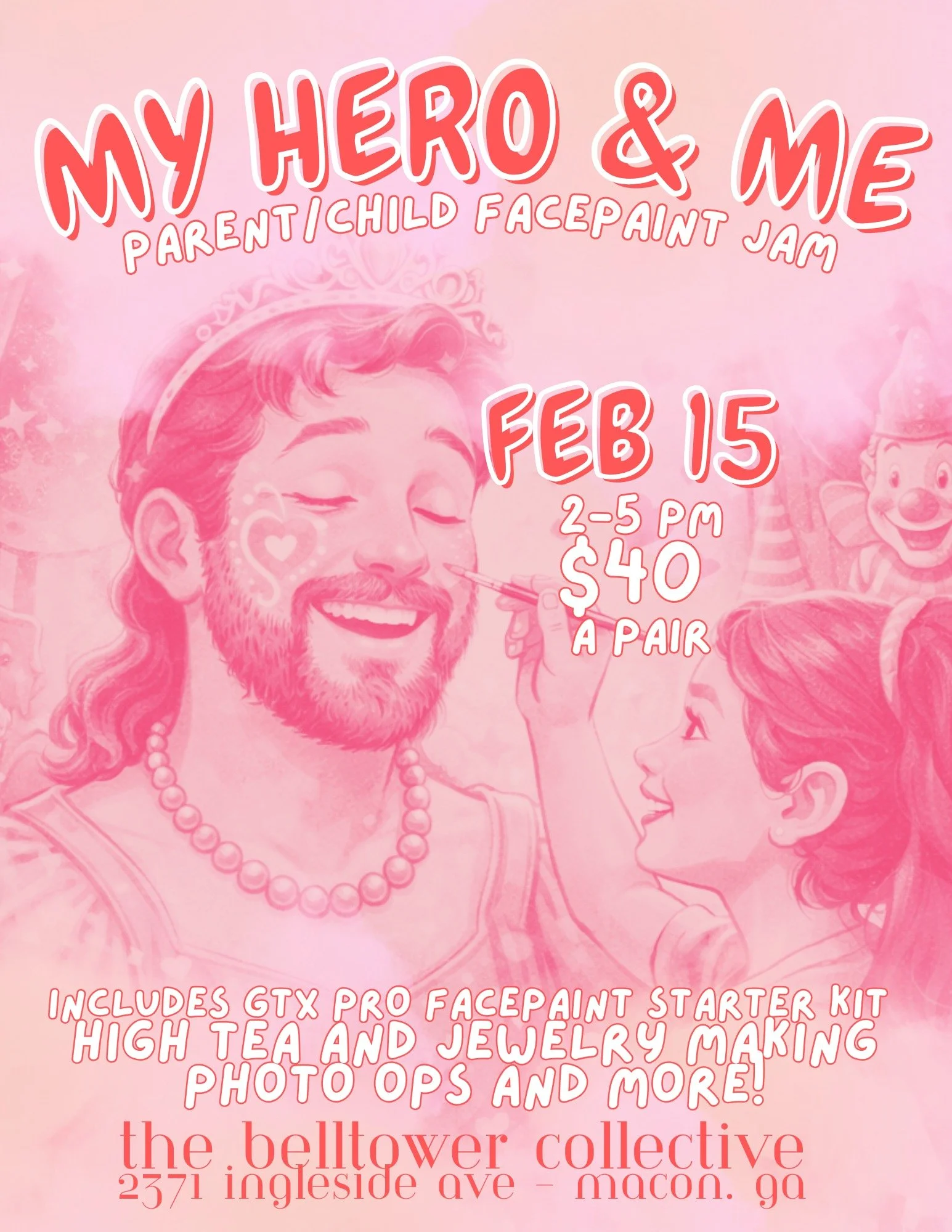 My Hero &amp; Me Parent &amp; Child Face Paint Jam