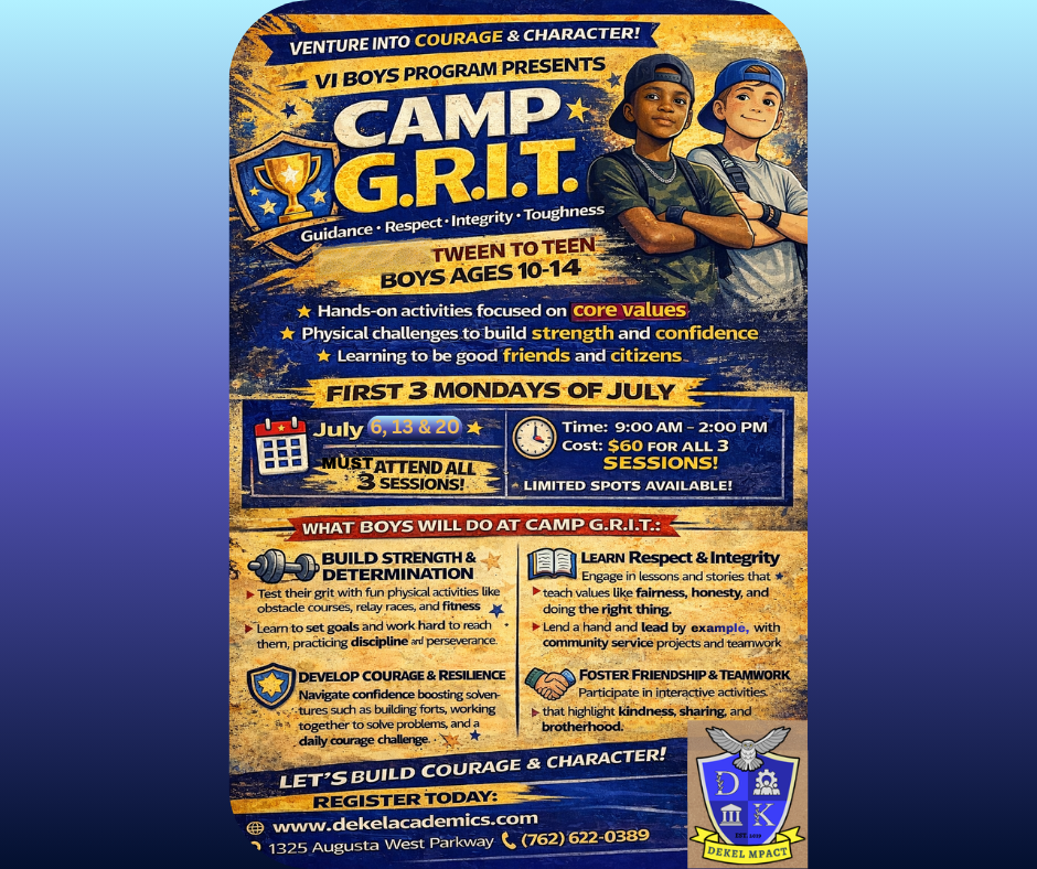VI Boys Camp G.R.I.T. Experience