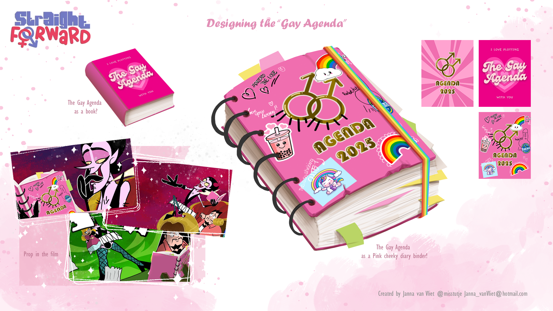 Prop design: "The gay Agenda"