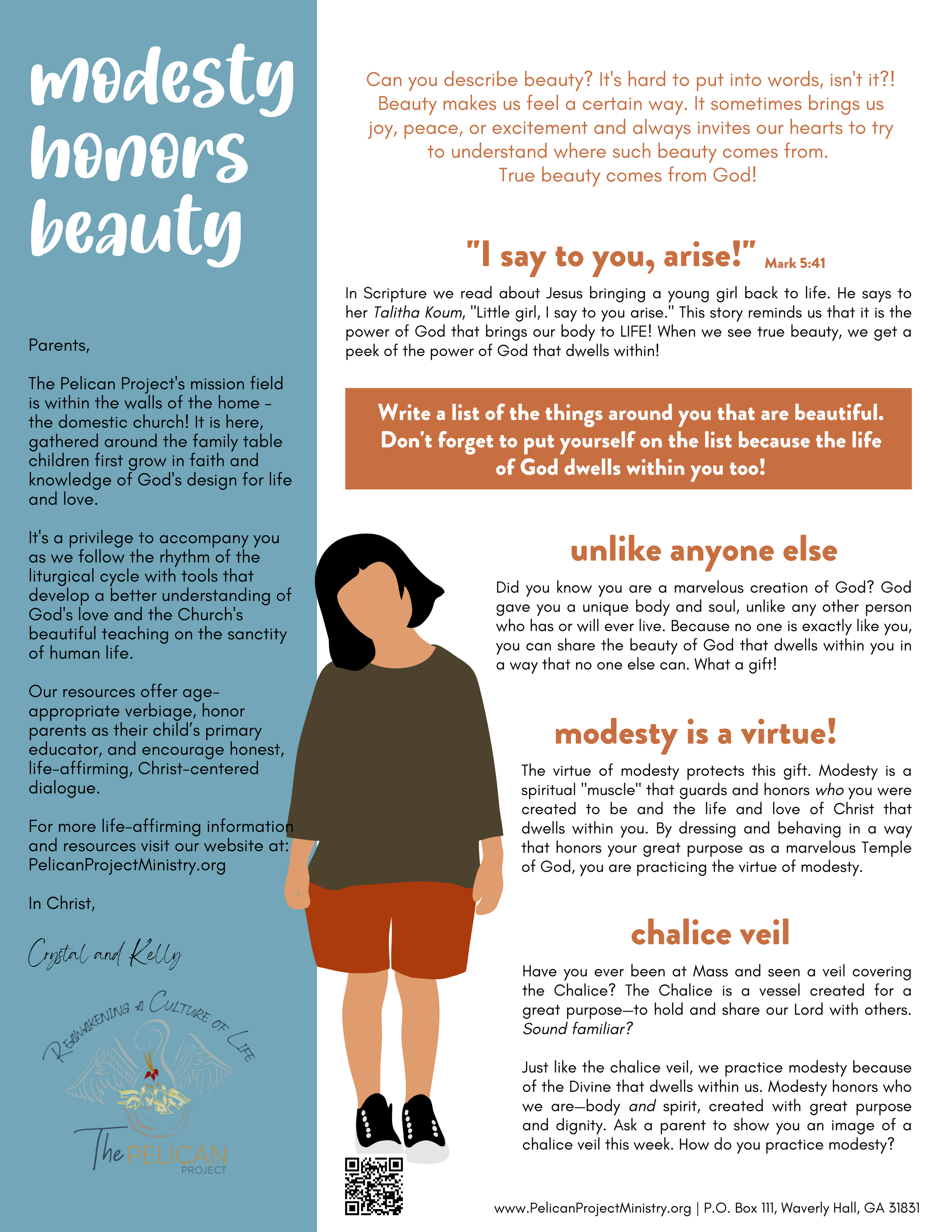 October 12 - Modest Honors Beauty — The Pelican Project