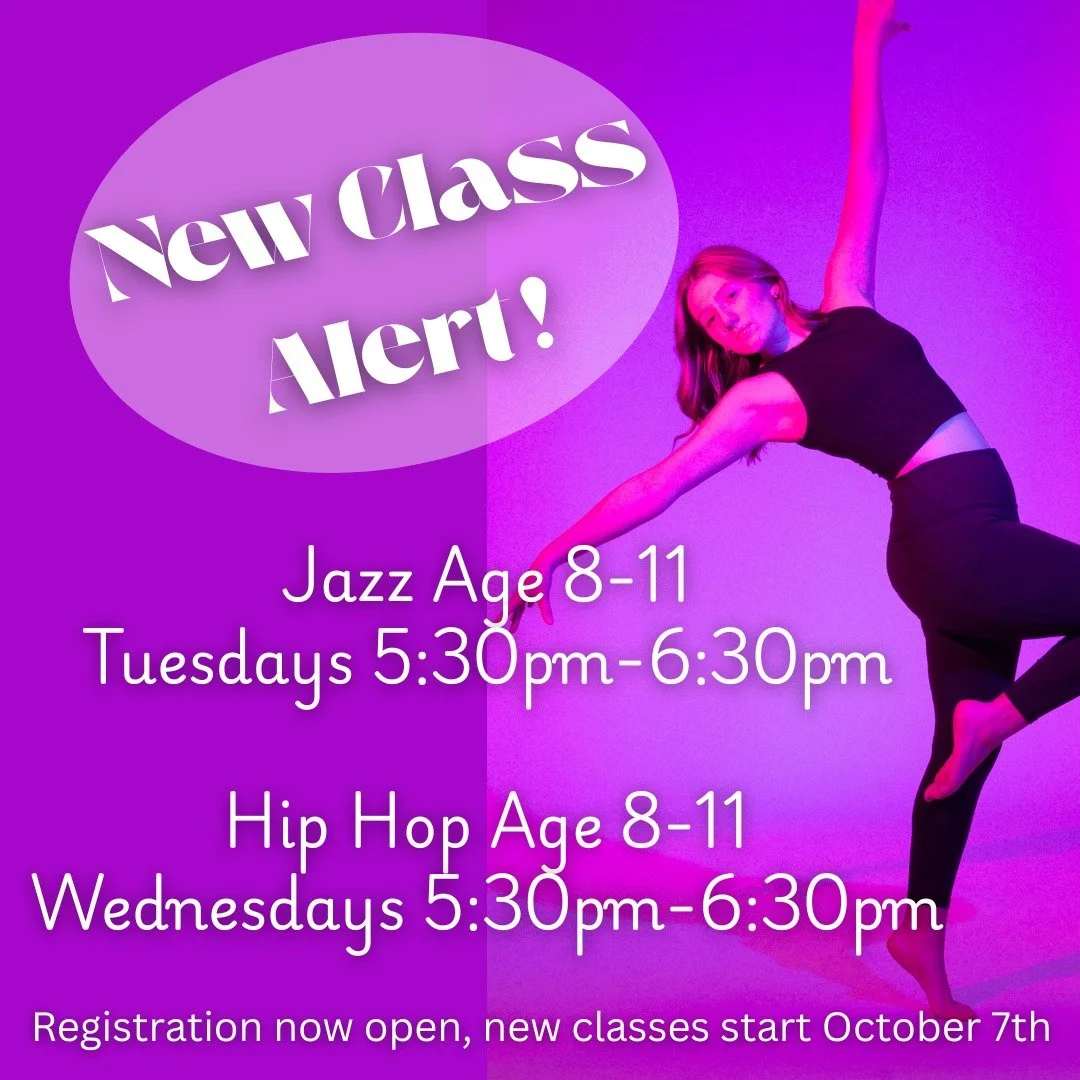 ✨ We’ve Completely Filled Our 8–11 Classes! ✨
We are SO excited to welcome so many new dancers this season that all of our 8–11 year old classes are officially FULL! 🥳
But don’t worry—we’ve opened two brand NEW