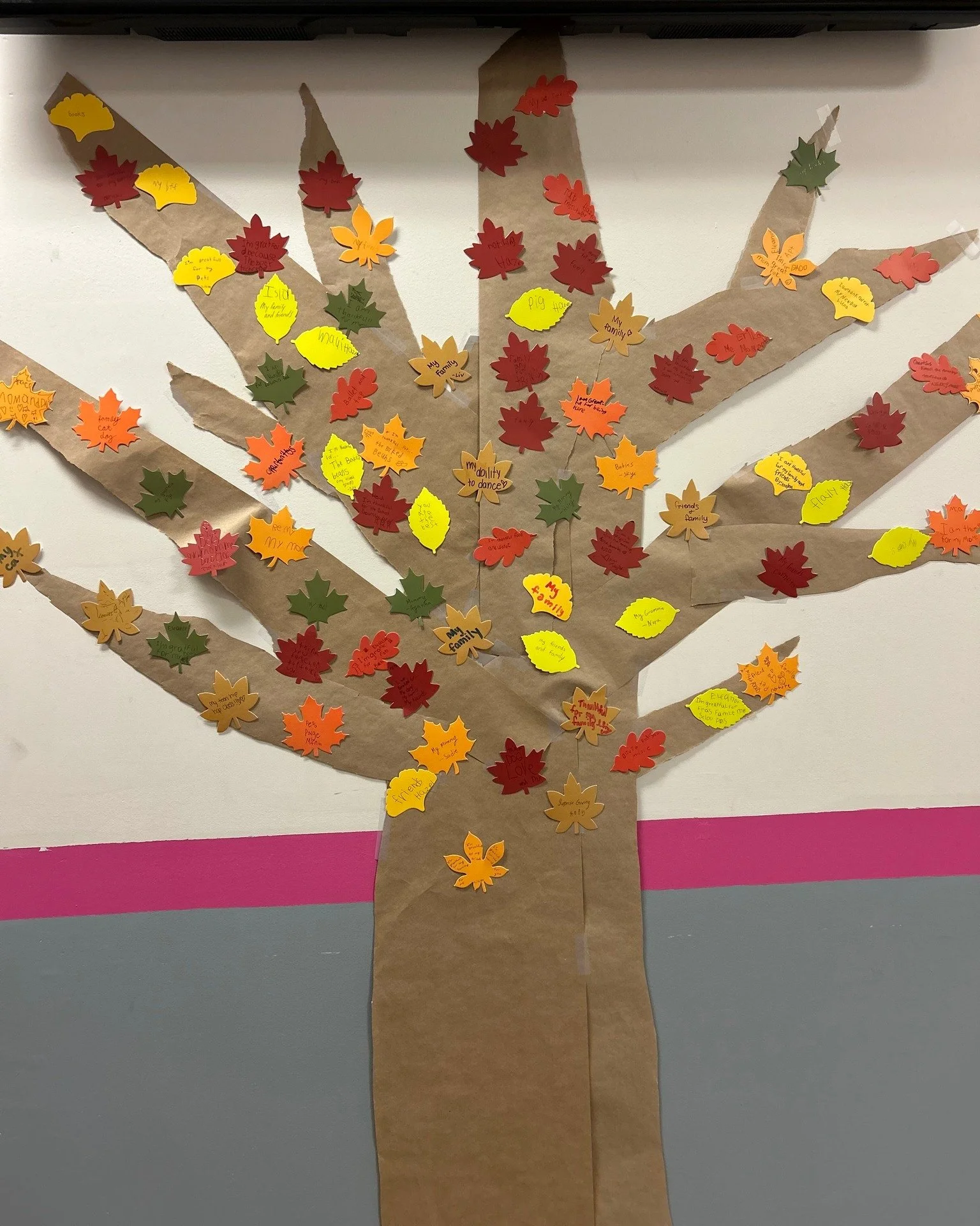 Our Thankful Tree is filling up fast 🌿

Every leaf holds something special &mdash; little notes from our dancers and families about what they&rsquo;re grateful for this season. From friends and teachers to music, laughter, and the joy of dancing tog