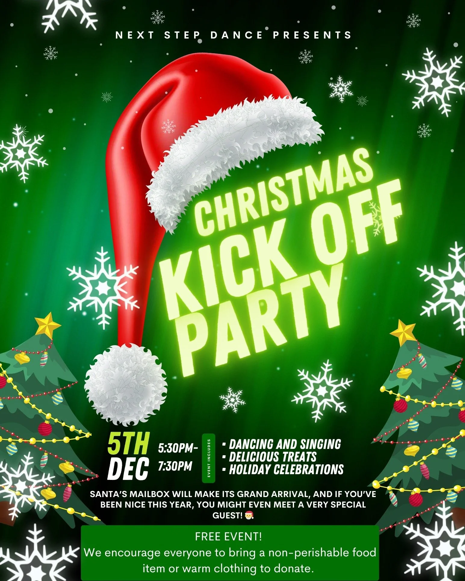 🎄 CHRISTMAS KICK-OFF PARTY &mdash; THIS FRIDAY! 🎄
5:30&ndash;7:30 PM | FREE EVENT | ALL ARE WELCOME

We&rsquo;re opening our doors this Friday night for a little magic, a little music, and a whole lot of holiday cheer. ✨

Bring your family, bring y