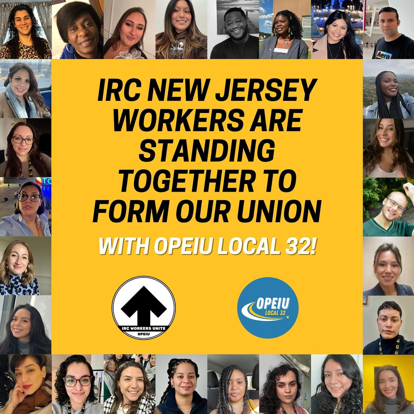 International Rescue Committee New Jersey Workers Unionize With Local 32