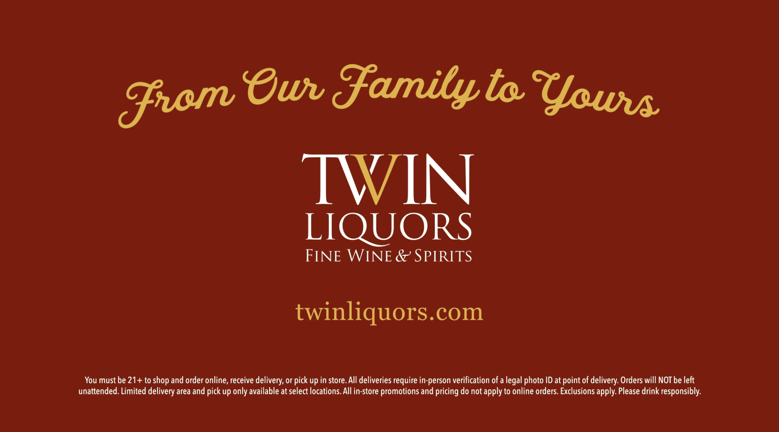 Twin Liquors | Holiday Spirits Delivered
