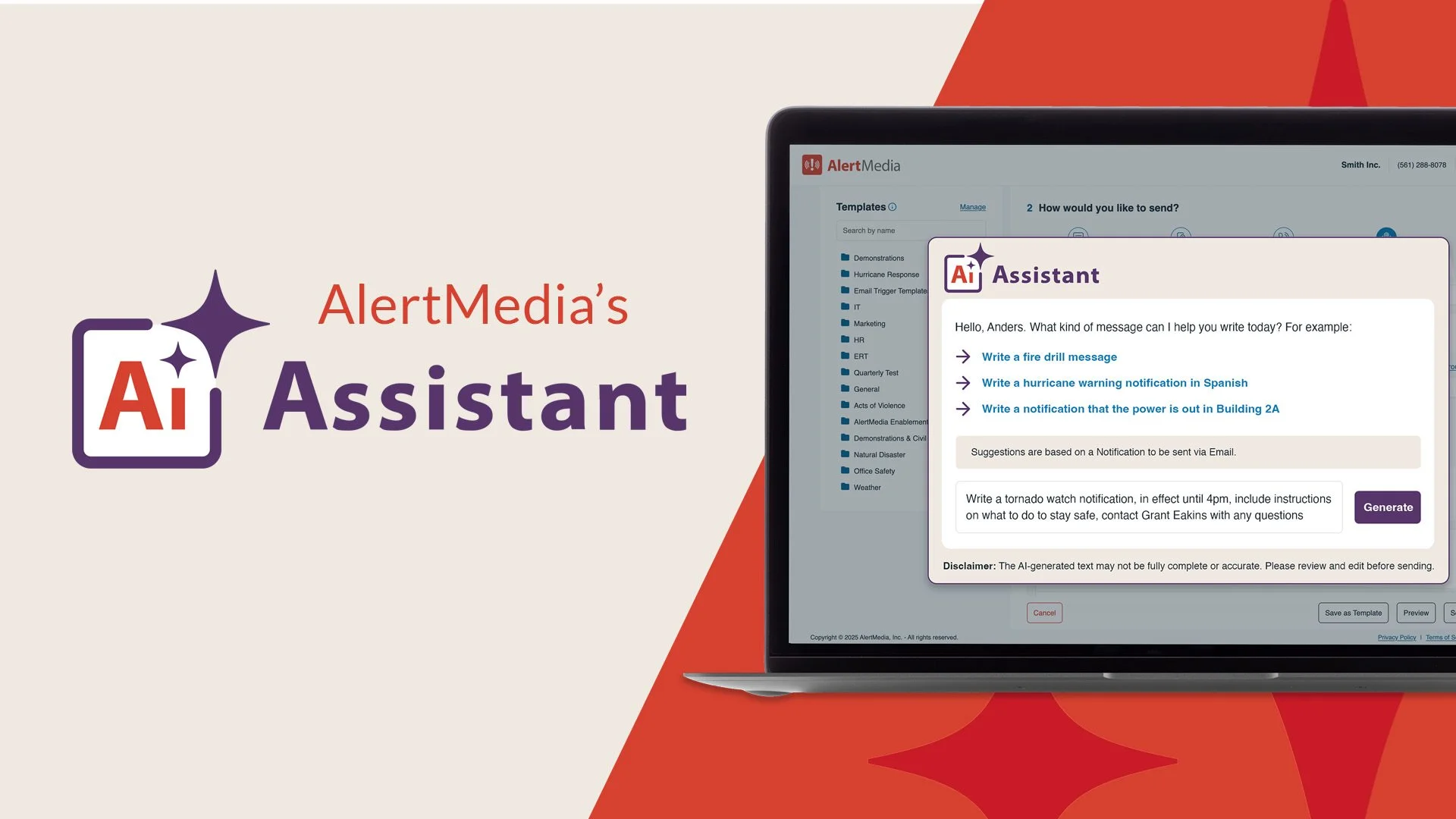 AlertMedia | AI Assistant