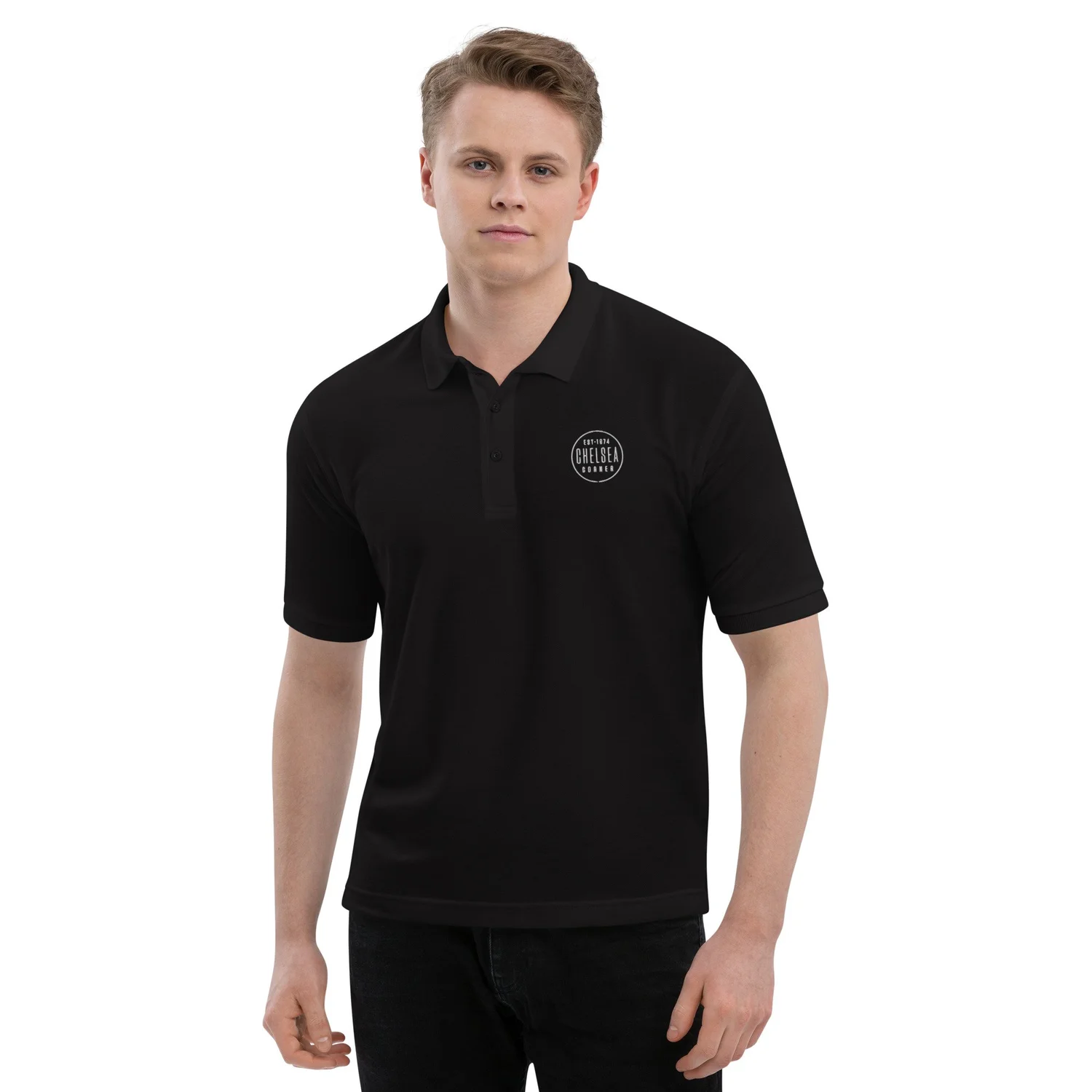 Official Chelsea Corner Men's Premium Polo — Chelsea Corner Website