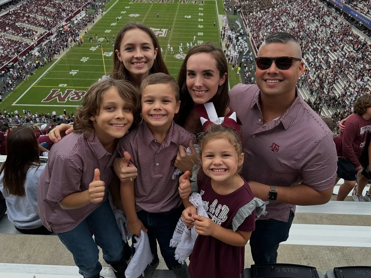 I’m just a Fightin’ Texas Aggie ready to fight for you! These pictures are in honor of National Sons and Daughters Day and Aggie Football season starting. The #aggies will win the National Championship this year! #kunkleforcongress #whoop