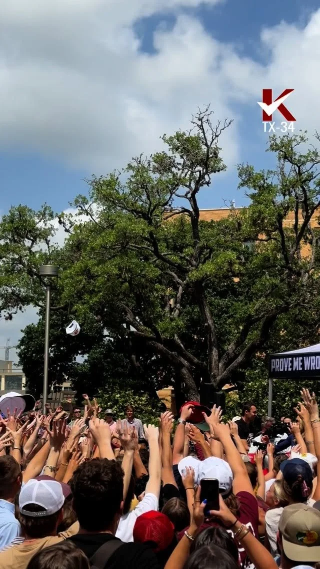 This is how I will always remember @charliekirk1776 and the impact @turningpointusa made on the next generation of voting Americans. Patriotic college students singing, cheering, and ready to engage in defending our nation’s values. We will alw