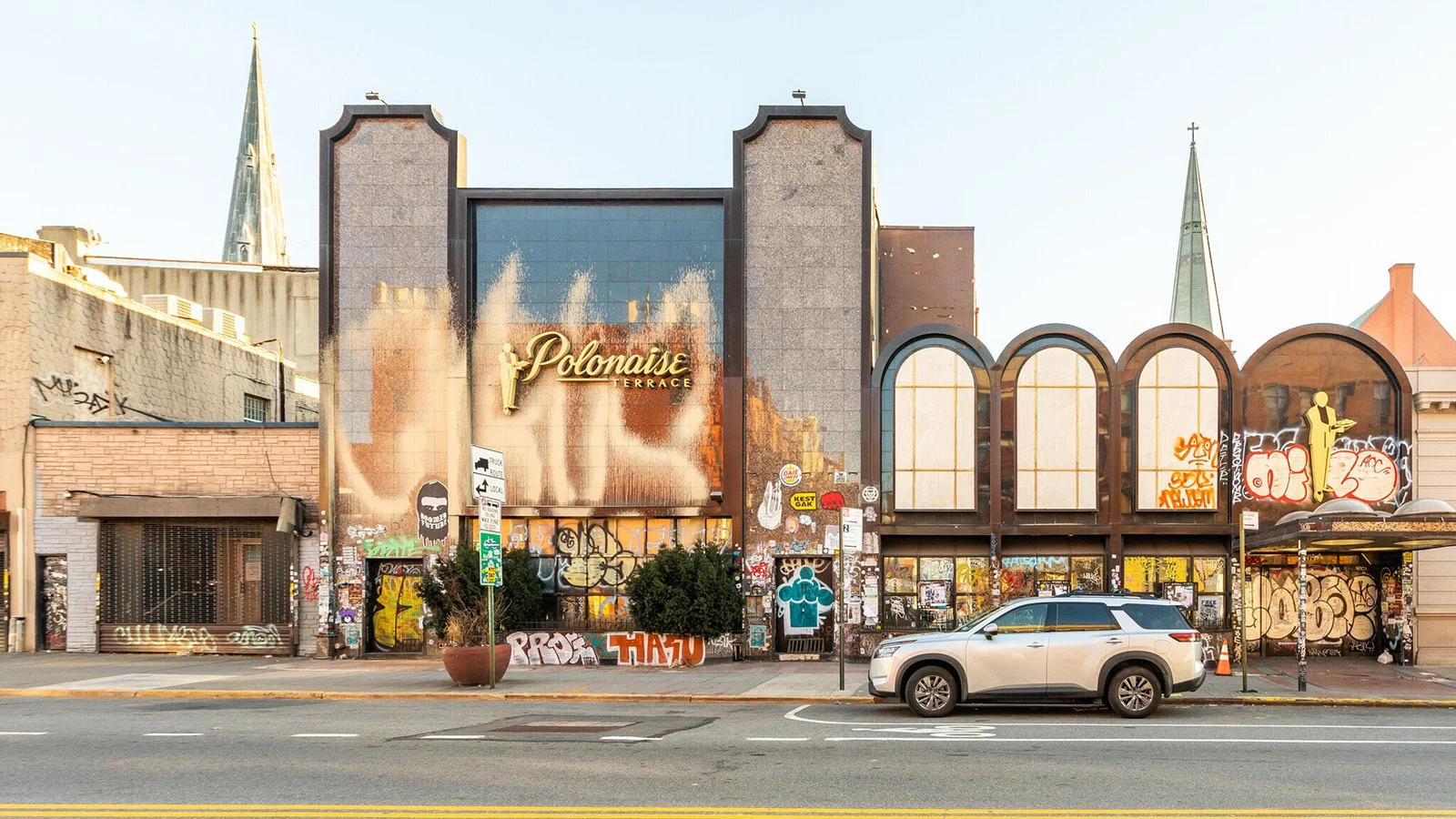 historic image of Polonaise ballroom in Greenpoint