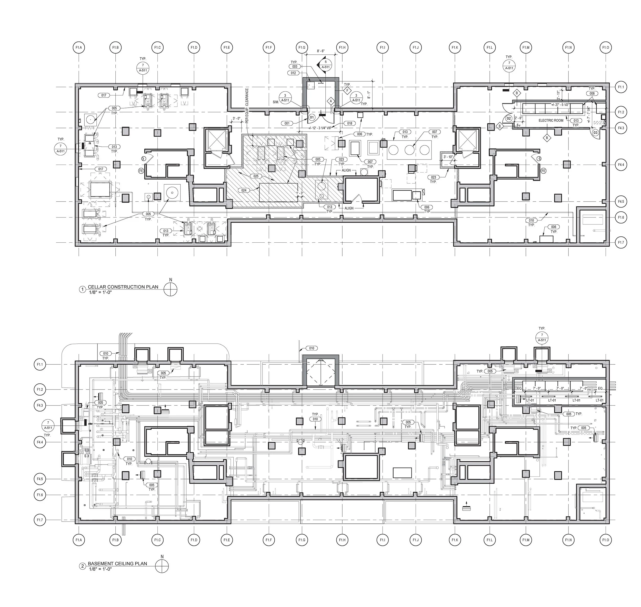 architectural drawings of a Chelsea apartment building energy program